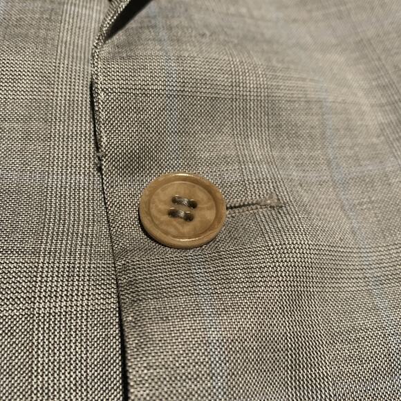 Canali Men's 100% Wool 2-Button Blazer Brown Italy 56R Model 13220/32 - Picture 10 of 11